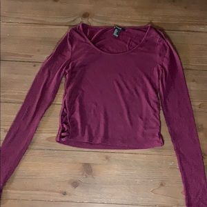 Forever 21 size small cropped lightweight sweater